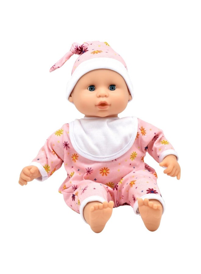 dolls world Baby Joy Soft Bodied Doll with Accessories Multicolour 38 cm PKN78312 - Image 2